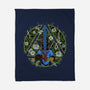 A Warrior In The Forest-None-Fleece-Blanket-rmatix