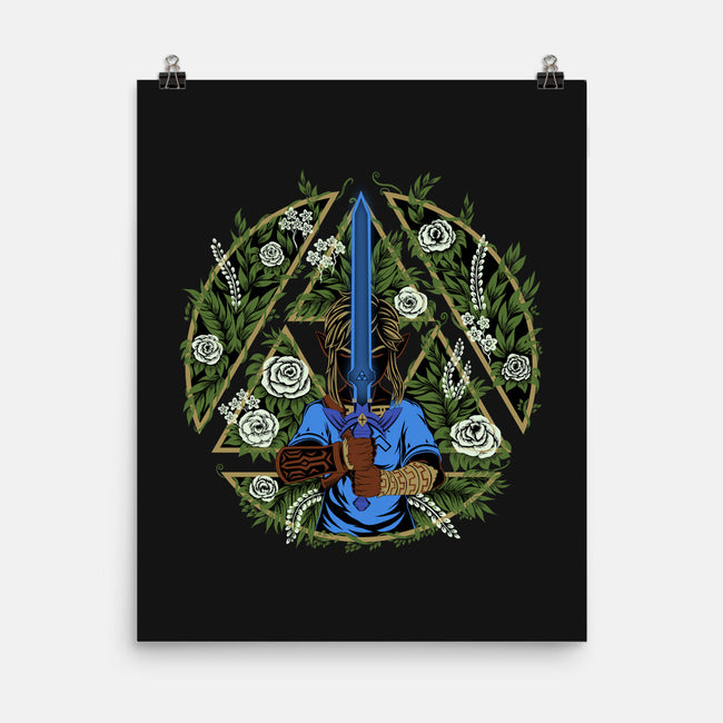 A Warrior In The Forest-None-Matte-Poster-rmatix