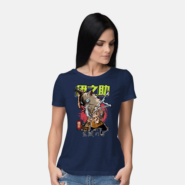 The Inosuke Blades-Womens-Basic-Tee-Diego Oliver