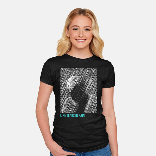 Like Tears In Rain-Womens-Fitted-Tee-Tronyx79