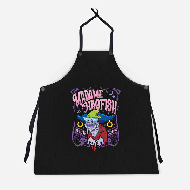 Madame Hagfish-Unisex-Kitchen-Apron-arace