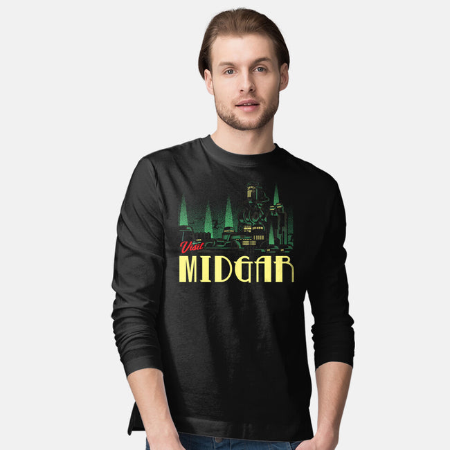 Visit Midgar-Mens-Long Sleeved-Tee-arace