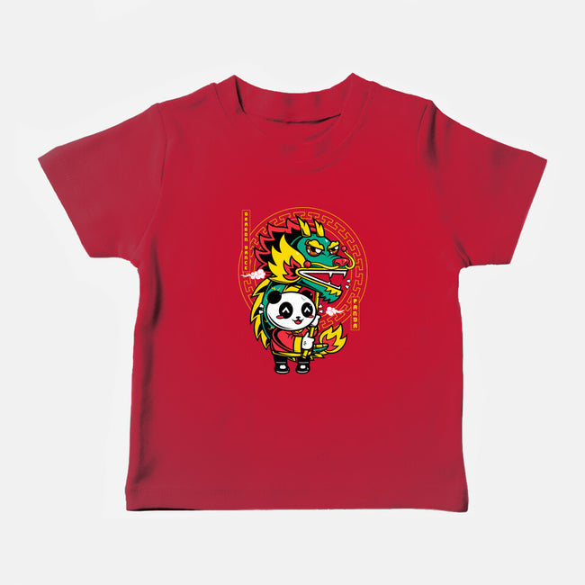 Dragon Dance Panda-Baby-Basic-Tee-krisren28