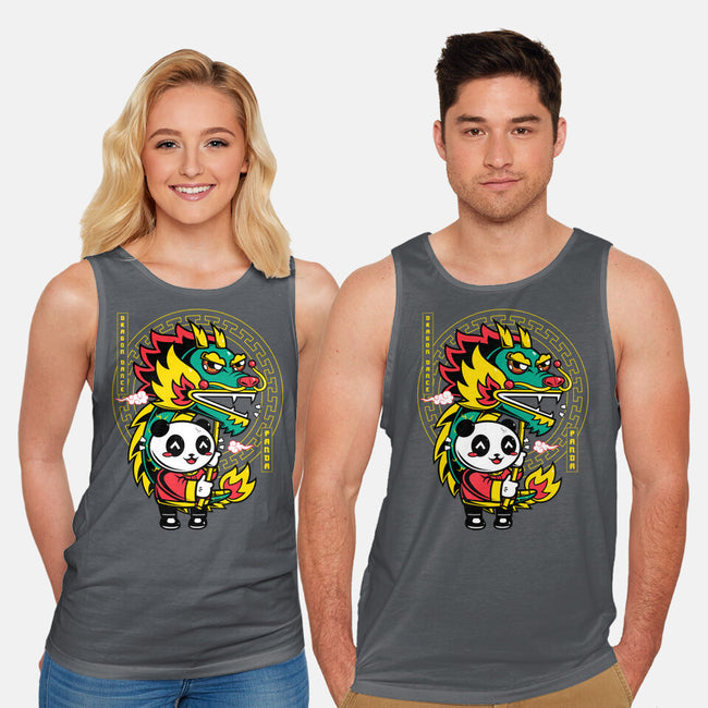 Dragon Dance Panda-Unisex-Basic-Tank-krisren28