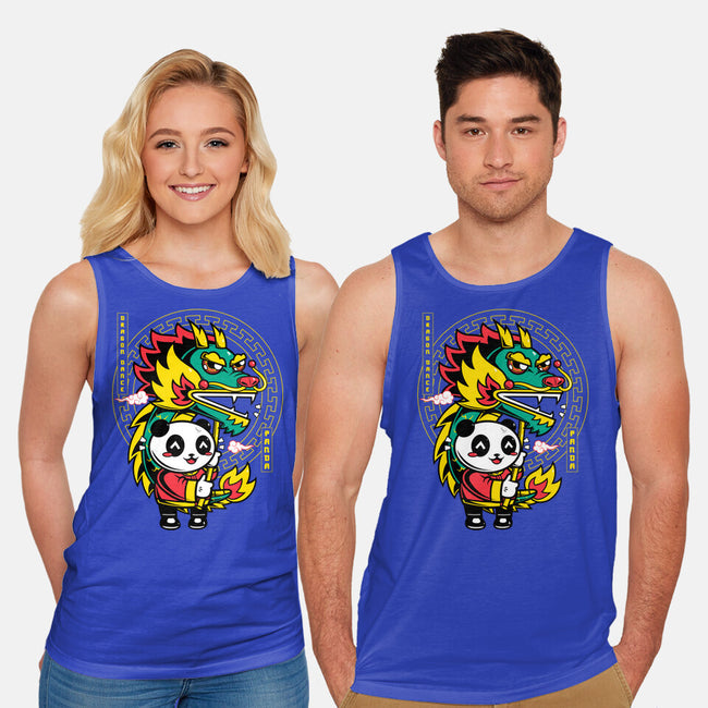 Dragon Dance Panda-Unisex-Basic-Tank-krisren28