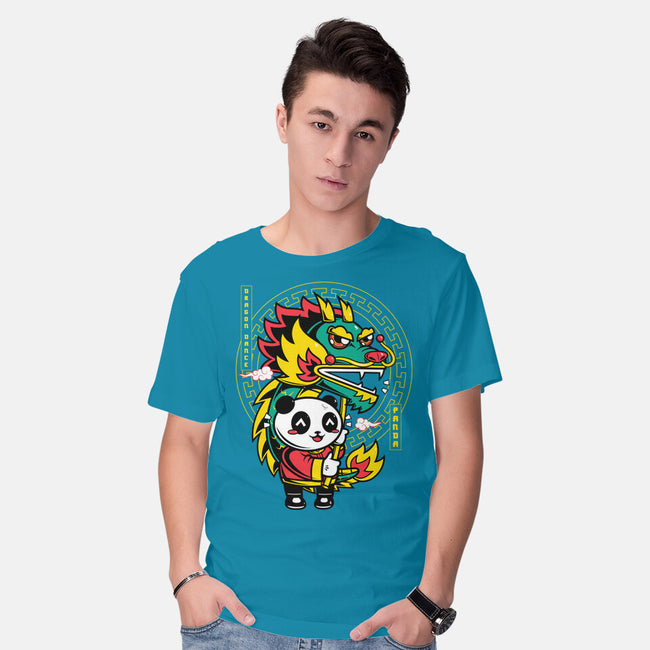 Dragon Dance Panda-Mens-Basic-Tee-krisren28