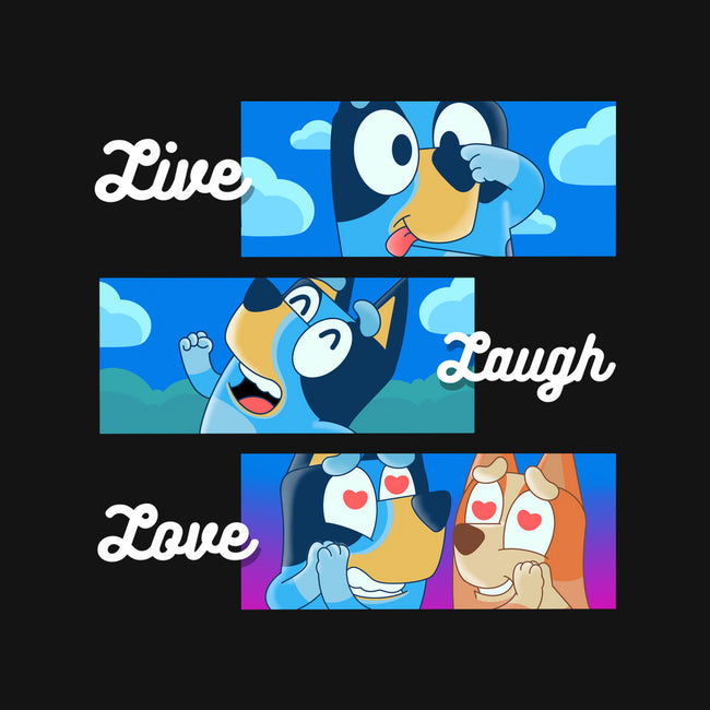 Live Laugh Love Bluey-Mens-Premium-Tee-Tri haryadi