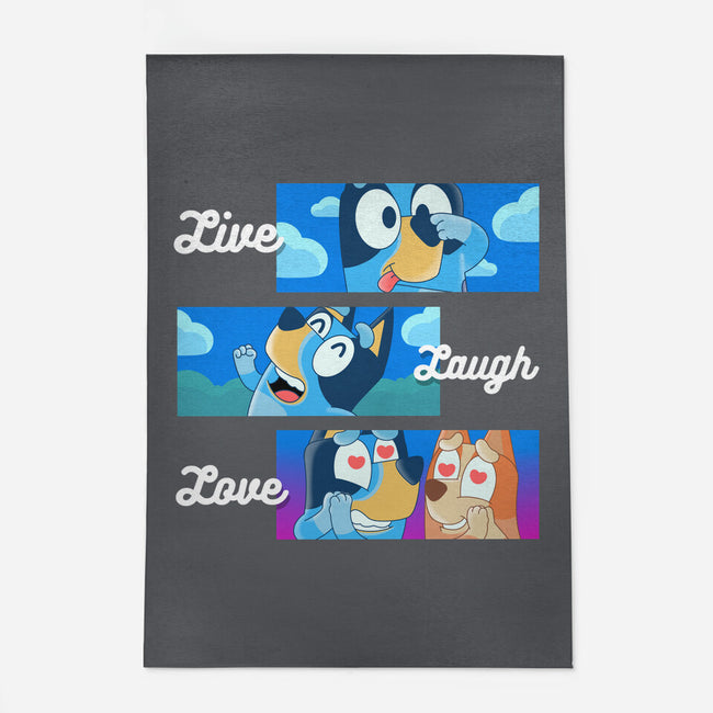 Live Laugh Love Bluey-None-Indoor-Rug-Tri haryadi