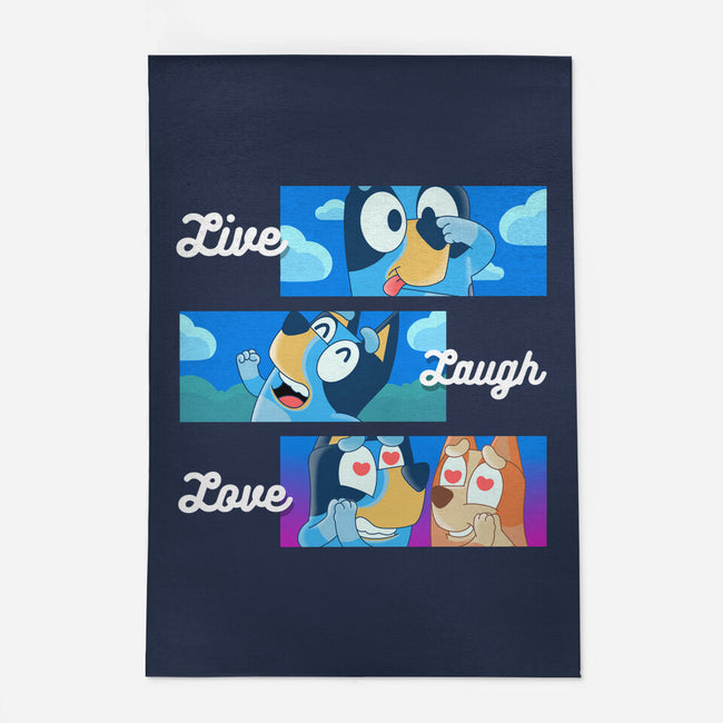 Live Laugh Love Bluey-None-Indoor-Rug-Tri haryadi