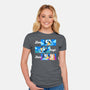 Live Laugh Love Bluey-Womens-Fitted-Tee-Tri haryadi