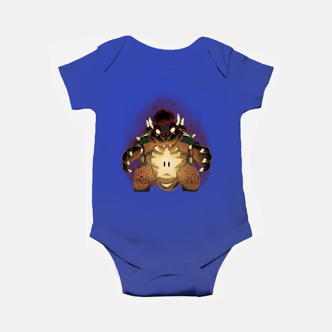 Bowser Star-Baby-Basic-Onesie-rmatix