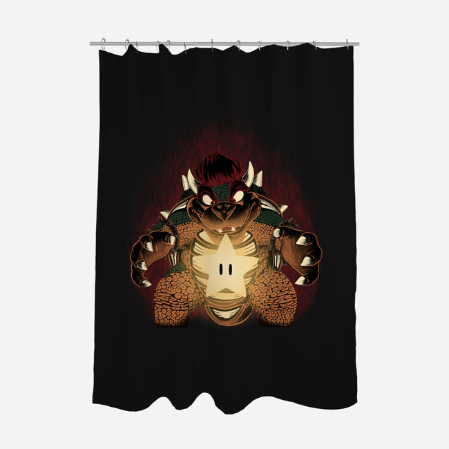 Bowser Star-None-Polyester-Shower Curtain-rmatix