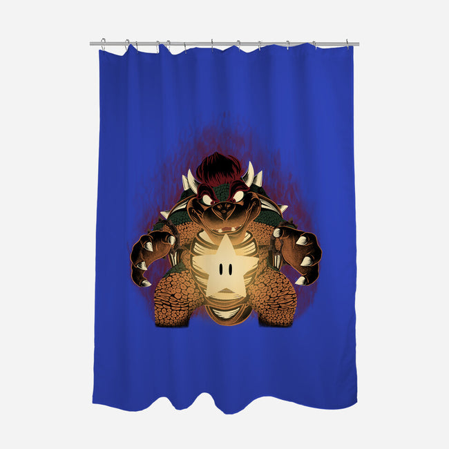 Bowser Star-None-Polyester-Shower Curtain-rmatix