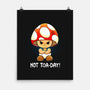 Not Happening Toaday-None-Matte-Poster-Vallina84