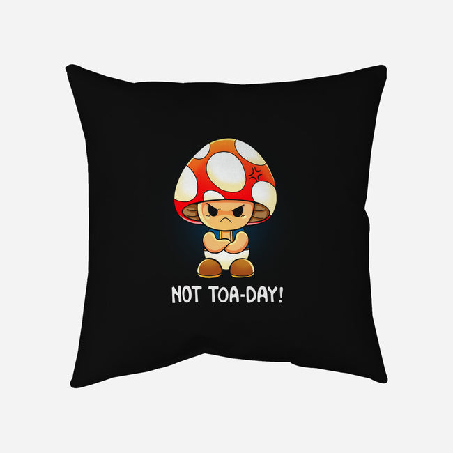 Not Happening Toaday-None-Removable Cover-Throw Pillow-Vallina84