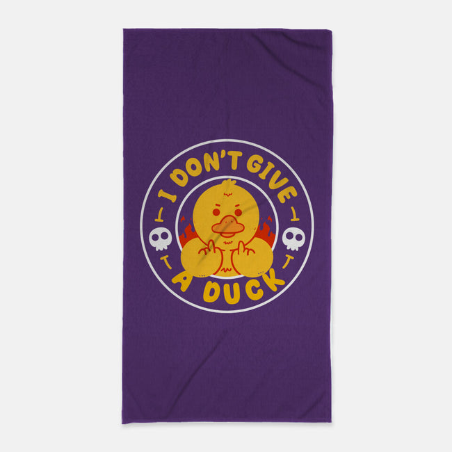 I Don’t Give A Duck-None-Beach-Towel-Tri haryadi