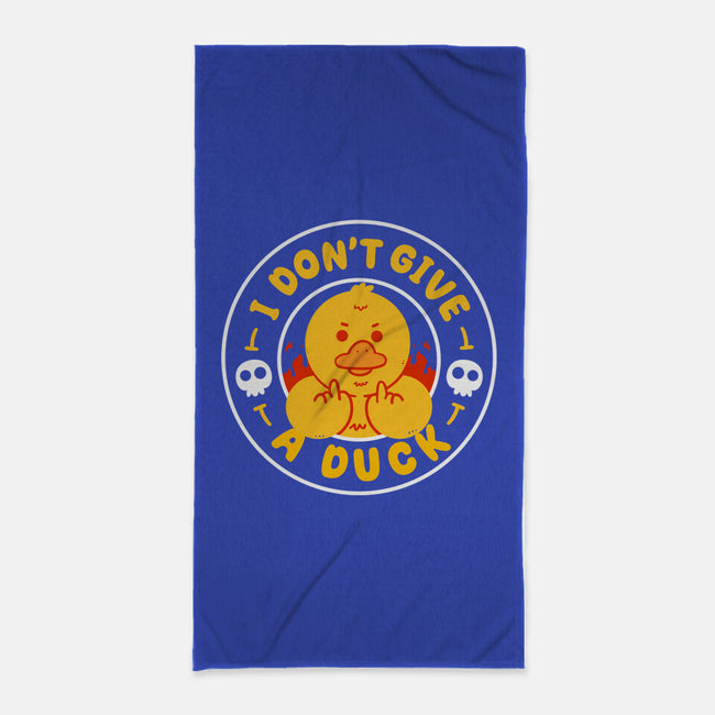 I Don’t Give A Duck-None-Beach-Towel-Tri haryadi