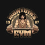 Montoya's Gym-None-Glossy-Sticker-retrodivision