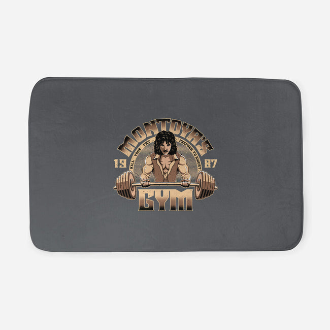 Montoya's Gym-None-Memory Foam-Bath Mat-retrodivision