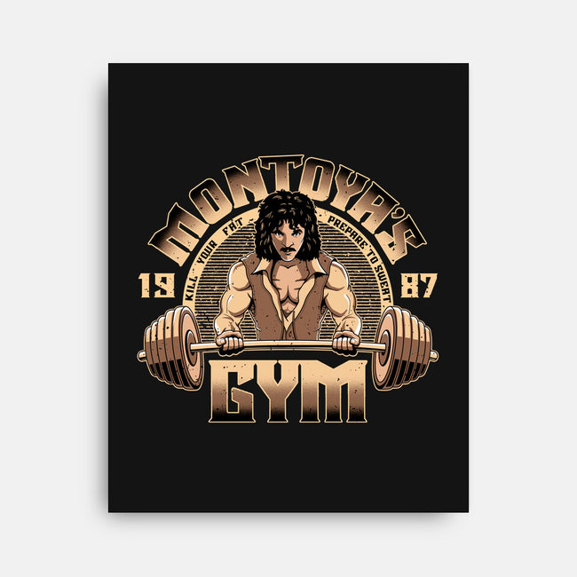 Montoya's Gym-None-Stretched-Canvas-retrodivision