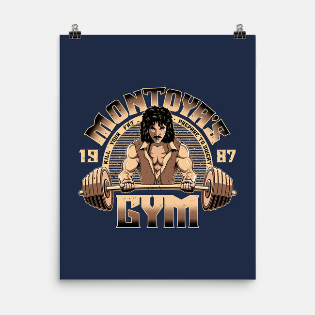 Montoya's Gym-None-Matte-Poster-retrodivision