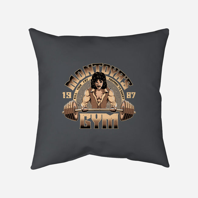 Montoya's Gym-None-Removable Cover w Insert-Throw Pillow-retrodivision