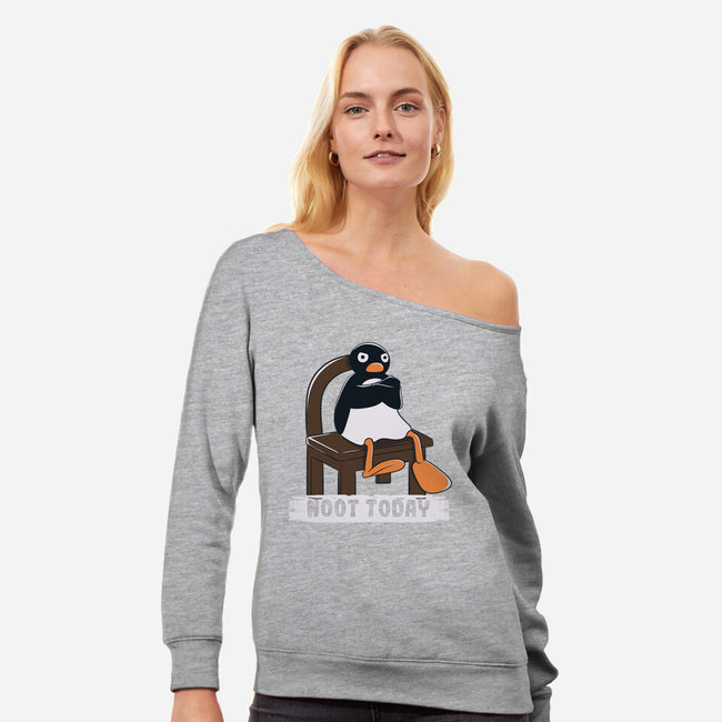 Noot Today-Womens-Off Shoulder-Sweatshirt-Claudia