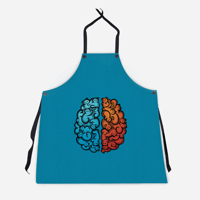 Cats In My Mind-Unisex-Kitchen-Apron-erion_designs