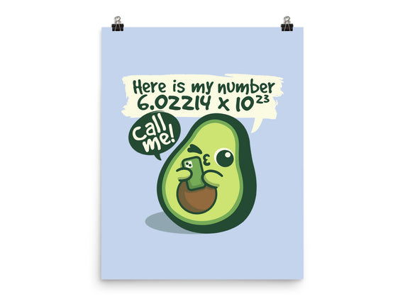 Call Me Avocado Number