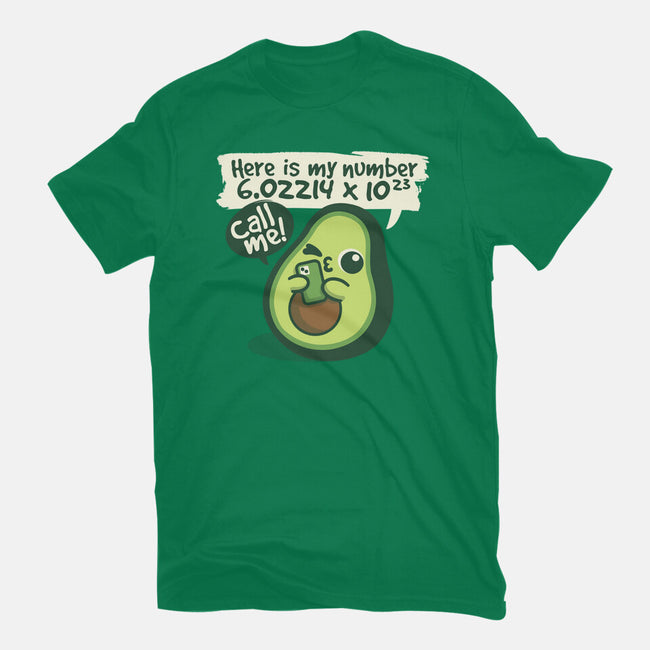 Call Me Avocado Number-Mens-Basic-Tee-NemiMakeit