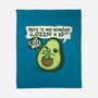 Call Me Avocado Number-None-Fleece-Blanket-NemiMakeit