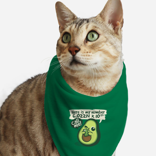 Call Me Avocado Number-Cat-Bandana-Pet Collar-NemiMakeit