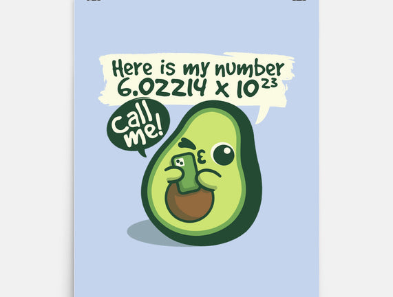 Call Me Avocado Number