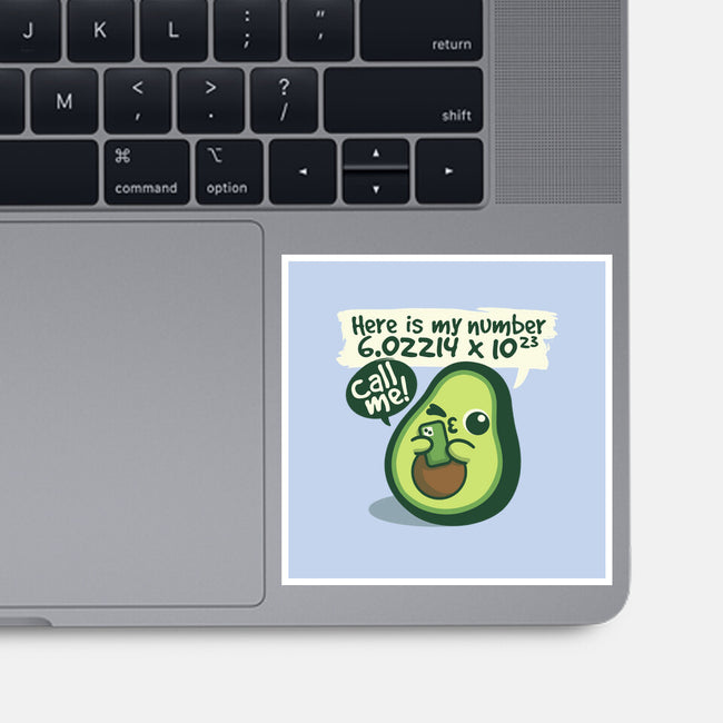 Call Me Avocado Number-None-Glossy-Sticker-NemiMakeit