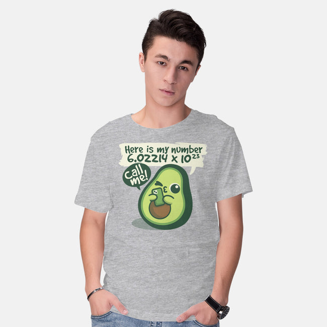 Call Me Avocado Number-Mens-Basic-Tee-NemiMakeit