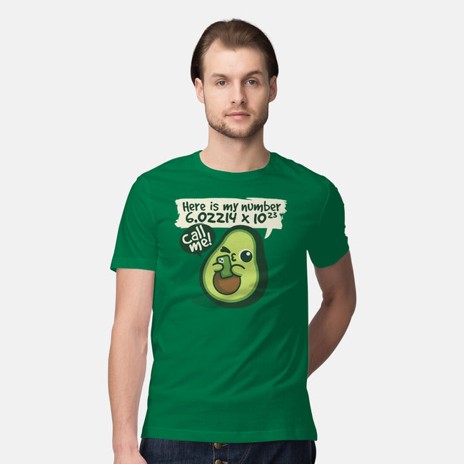 Call Me Avocado Number-Mens-Premium-Tee-NemiMakeit