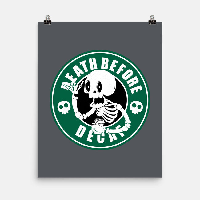 Death Over Decaf-None-Matte-Poster-Tri haryadi