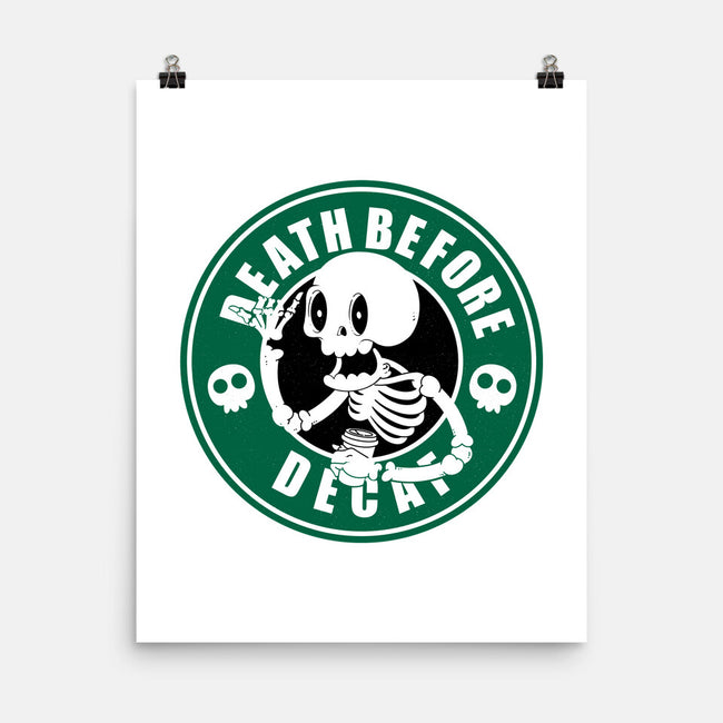 Death Over Decaf-None-Matte-Poster-Tri haryadi