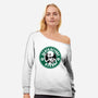 Death Over Decaf-Womens-Off Shoulder-Sweatshirt-Tri haryadi