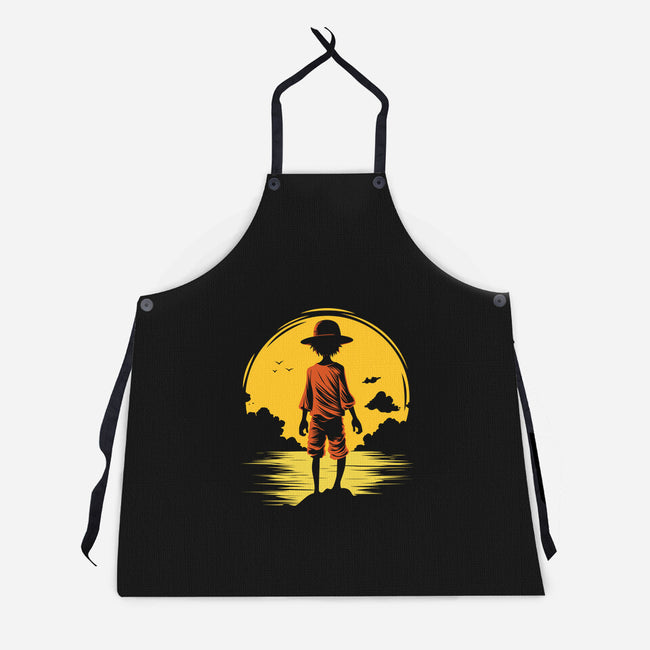 Young Pirate-Unisex-Kitchen-Apron-Astoumix