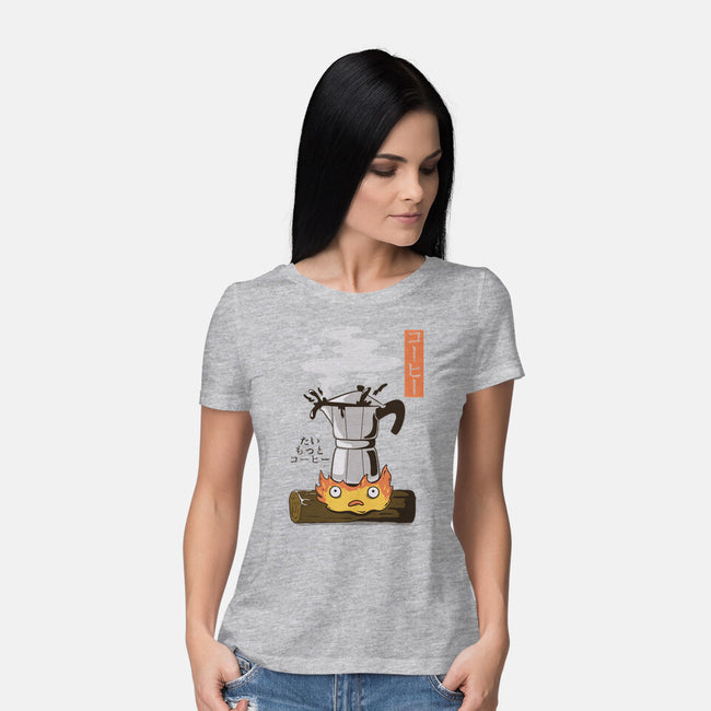 Want More Coffee-Womens-Basic-Tee-Claudia