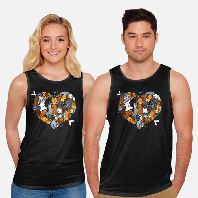 Valentine Puppies-Unisex-Basic-Tank-Vallina84