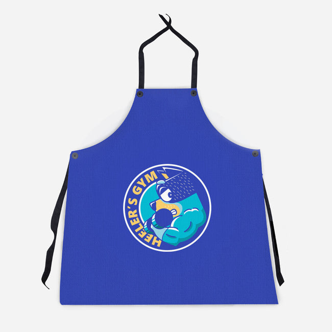 Heeler's Gym-Unisex-Kitchen-Apron-retrodivision