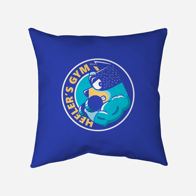 Heeler's Gym-None-Removable Cover-Throw Pillow-retrodivision