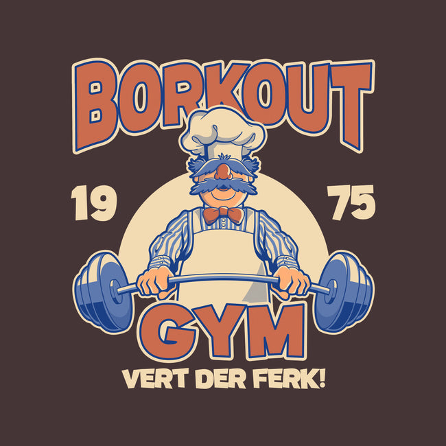 Borkout Gym-Unisex-Kitchen-Apron-retrodivision