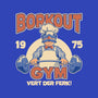 Borkout Gym-Unisex-Basic-Tee-retrodivision