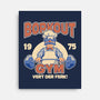 Borkout Gym-None-Stretched-Canvas-retrodivision