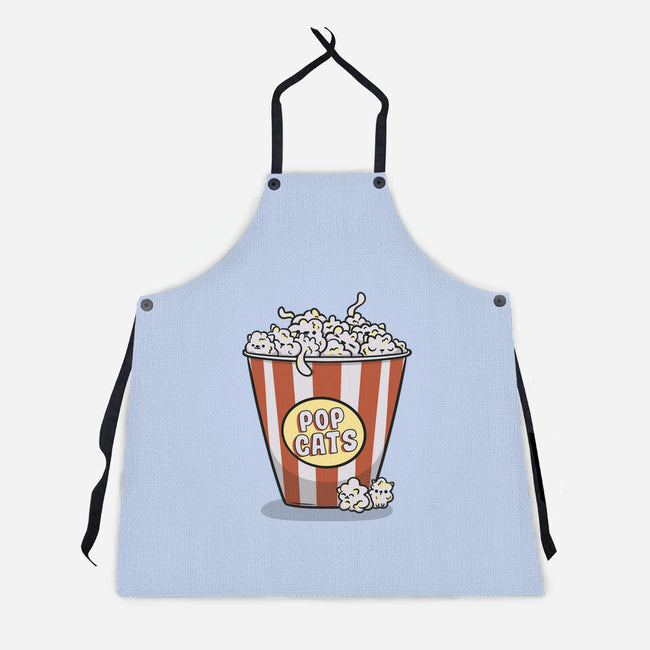 Pop Cats-Unisex-Kitchen-Apron-Claudia