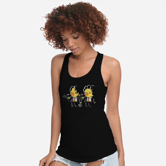 Duck Fiction-Womens-Racerback-Tank-naomori