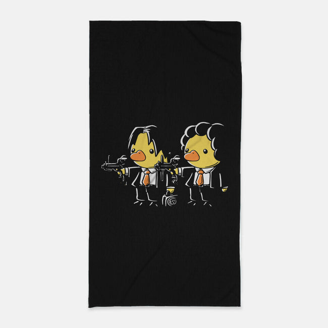 Duck Fiction-None-Beach-Towel-naomori